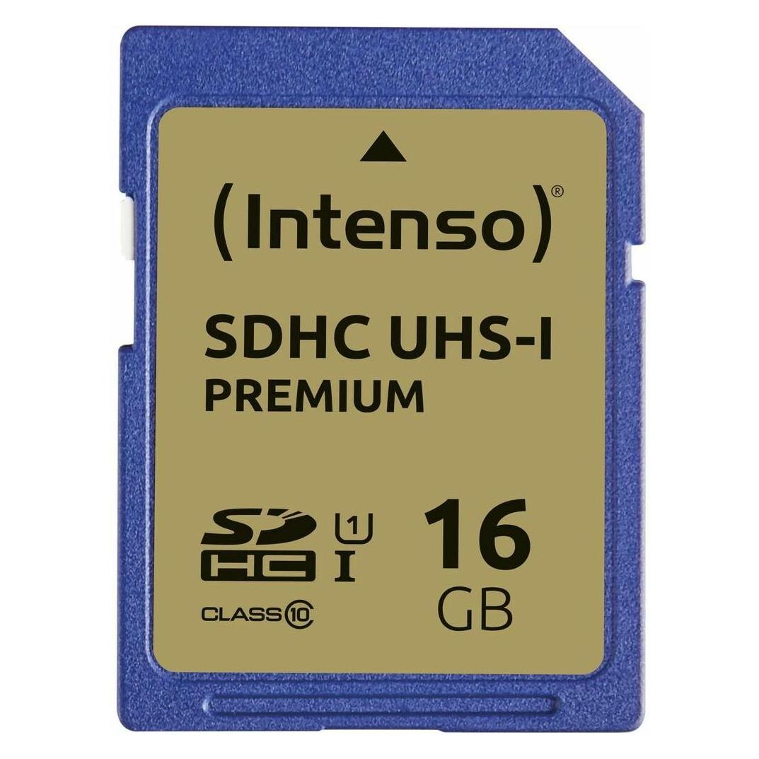 Intenso Speichermedien für Agfa DC5500, DC5200, DC8200, CC4000W, CC2700, Realishot (16 GB, SDHC, U1, UHS-I) (3421470)
