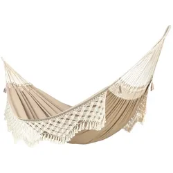 La Siesta Hängematte Bossanova muscade Kingsize Baumwolle Braun