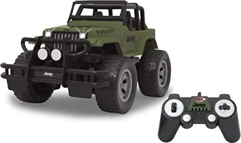Deluxe Car Series - Jeep Wrangler Rubicon, RC olivgrün, Maßstab 1:14, 2,4 GHz