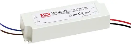 Mean Well LPV-20-5 LED-Trafo Konstantspannung 15W 0 - 3A 5 V/DC nicht dimmbar, Überlastschutz 1St.