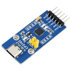 Waveshare CP2102 USB-C zu UART Modul, LED-Indikatoren, TXD/RXD/RTS/CTS, Multikompatibel, 5V/3.3V