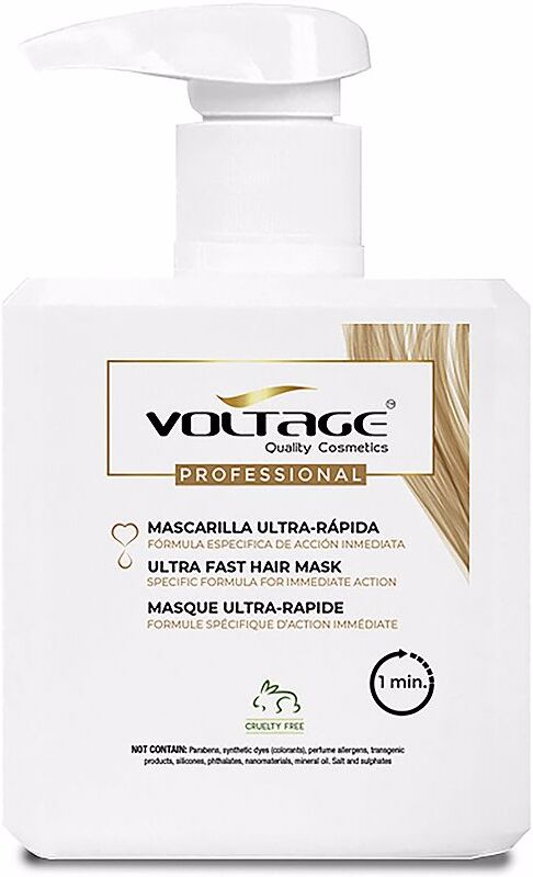 Voltage Cosmetics ULTRA-RÁPIDA mascarilla 1 minuto 500 ml
