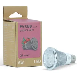 Parus by Venso LED Pflanzenlampe Vollspektrum Cultura LED Lampe E27 6W 60°, Wachstumslampe für Pflanzen wie Kräuter-, Gemüse- und Blühpflanzen, Parus Pflanzenlampe LED Vollspektrum Pflanzenlicht