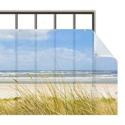BALKON SICHTSCHUTZ An der Nordseeküste 400/50 cm
