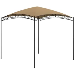 vidaXL Pavillon 3x3x2,65 m Taupe 180 g/m2