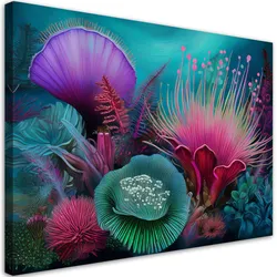 LEINWANDBILD Korallenriff-Meerespflanzen 120x80cm