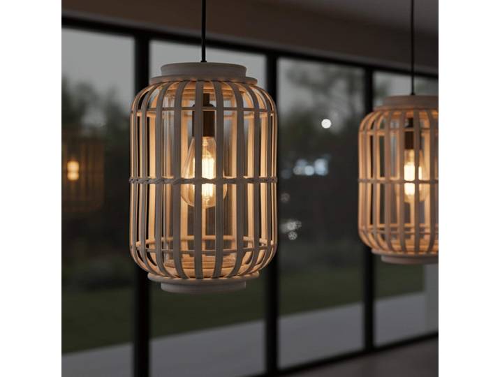 Lampe suspendue en rotin naturel - Tuka