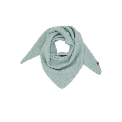 Dreieckstuch MAXIMO, Damen, grün, Feinstrick, Materialmix, meliert, unifarben, Modetücher, Feinstrick, weiches Material, meliert, basic, bequem