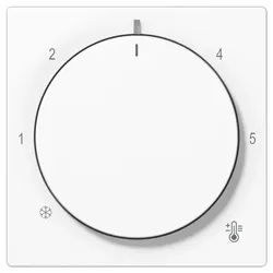 Jung Abdeckung für Thermostat (alpinweiß)