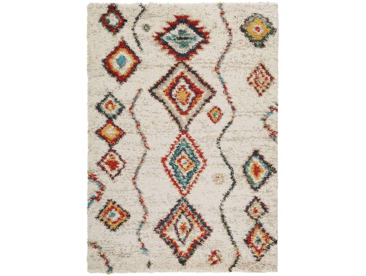 Tapis à poils longs beige 160x230