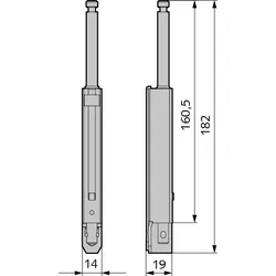Vertikalgetriebe AK-210/AKL-210