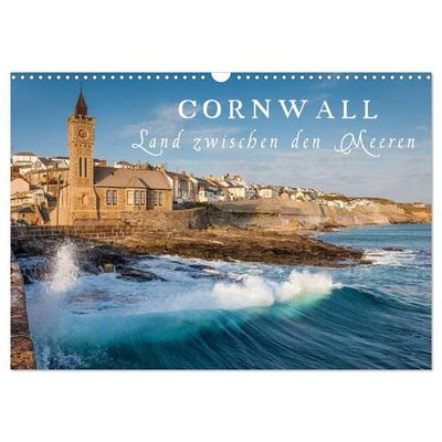 Cornwall - Land zwischen den Meeren (Wandkalender 2027 DIN A3 quer), CALVENDO Monatskalender