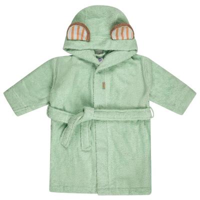 Sterntaler - Kid's Bademantel with Ears Bär Bo - Bademantel Gr 92 grün