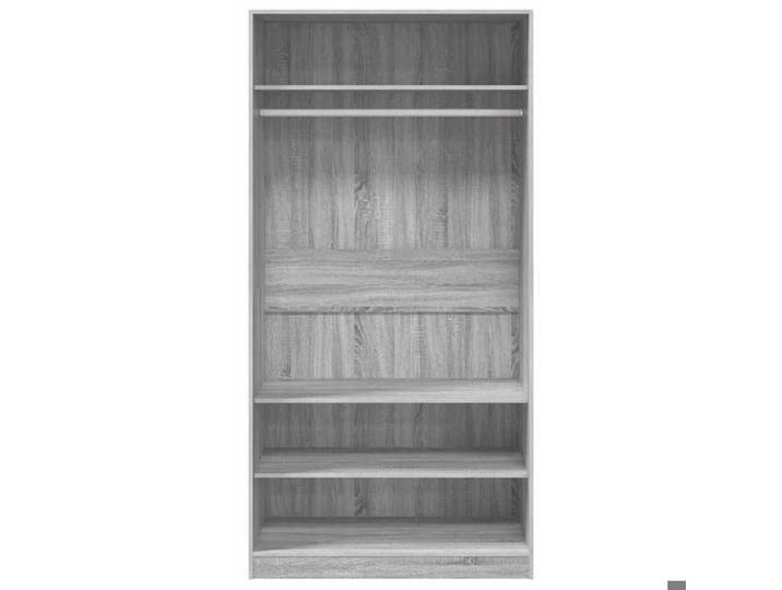 Magnifique Garde-robe sonoma gris 100x50x200 cm bois d'ingénierie - design polyvalent - pour maison - Gris 57.54 kg 2026_443485