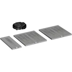 Siemens SIEM Umluft-Set, Dunstabzugshaube Zubehör, Schwarz, Grau