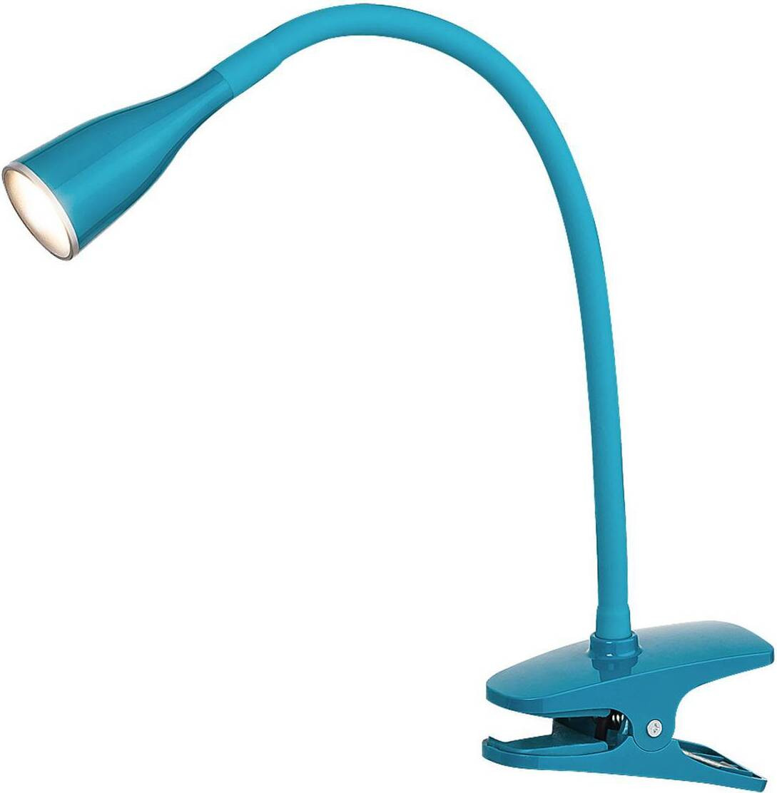 Rabalux JEFF LED-knijplamp voor de kinderkamer, Blauw