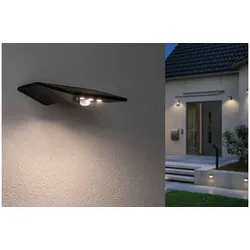 Paulmann Solar LED Hausnummernleuchte Yoko Bewegungsmelder IP44 3000K 42lm Anthrazit 94245