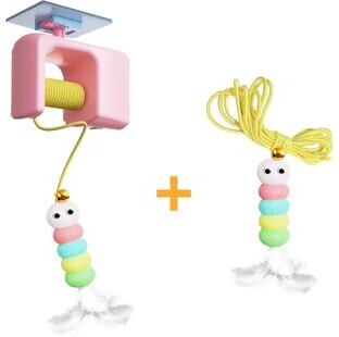 Inspired Living Smart Door Hanging Electric Cat Toy pink Set