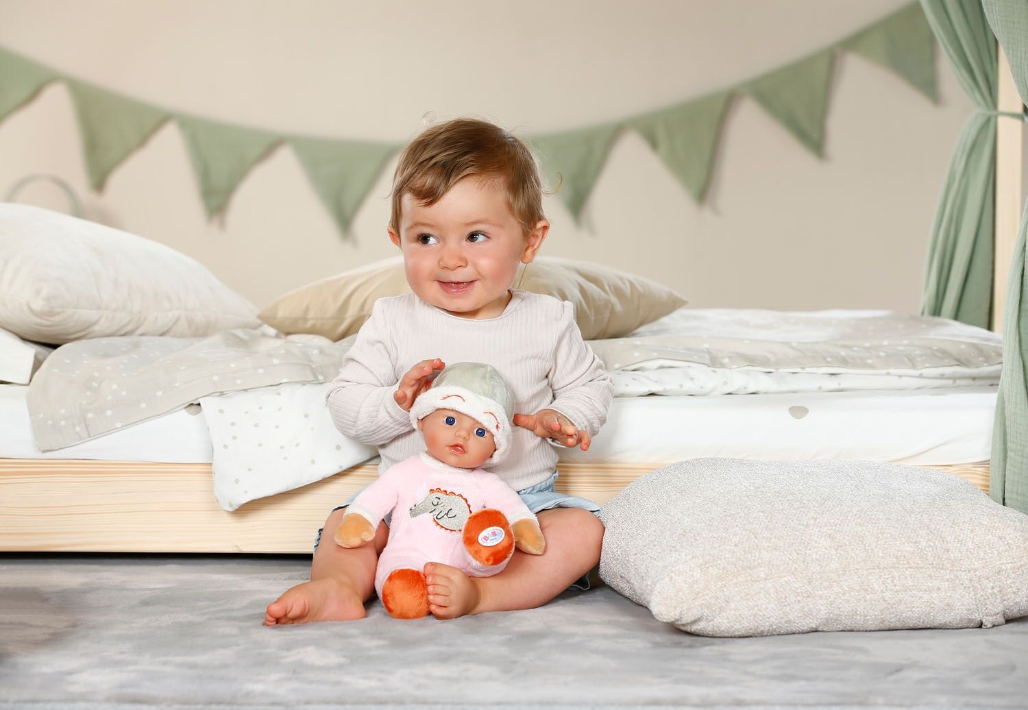 Babypuppe BABY BORN "Sleepy for babies, 30 cm", rosa, Puppen, BabyH:30cm, Babypuppe, mit Rassel im Inneren, H:30cm