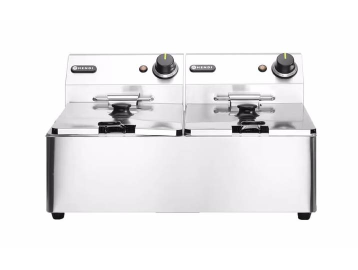 Hendi Friteuse 12L, 230V/6600W Gastro Fritteuse – Gastro Friteuse – edelstahl