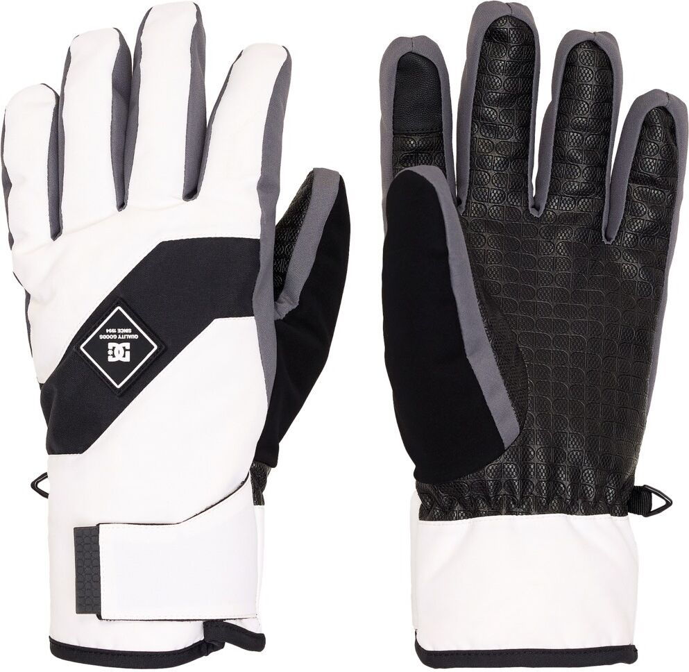 Snowboardhandschuhe DC SHOES "Franchise", Herren, Gr. L, weiß, Obermaterial: 100% Polyurethan., Handschuhe Snowboardhandschuhe