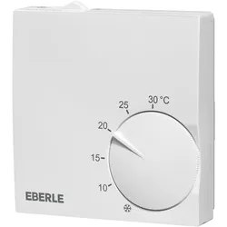 Eberle Controls Raumthermostat RTR S 6731 1, Slimline Raumtemperaturregler, Thermostat, Weiss