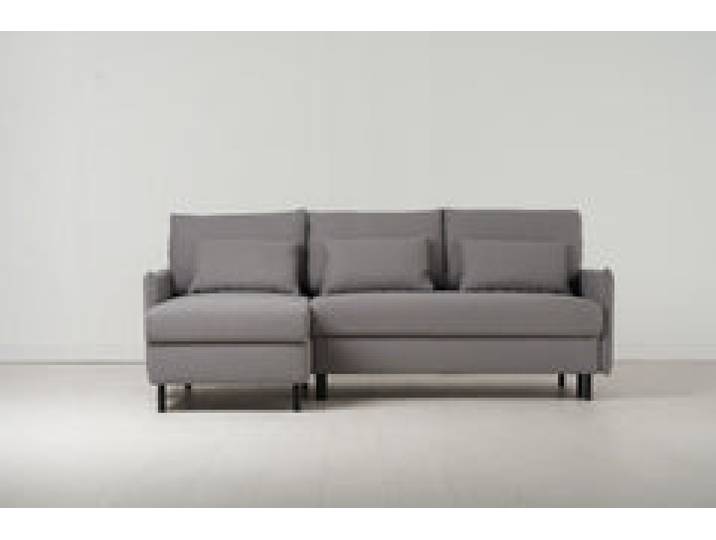 Model 12 Dreisitzer-Schlafsofa mit Chaiselongue links, Risso