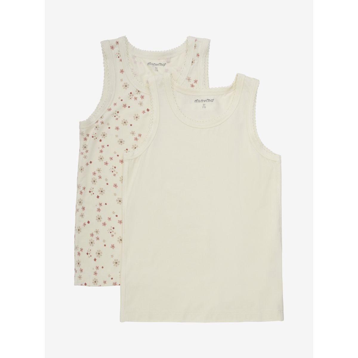 Minymo Undershirt 2-pack dusty ceder (413) 122 6757-413-122