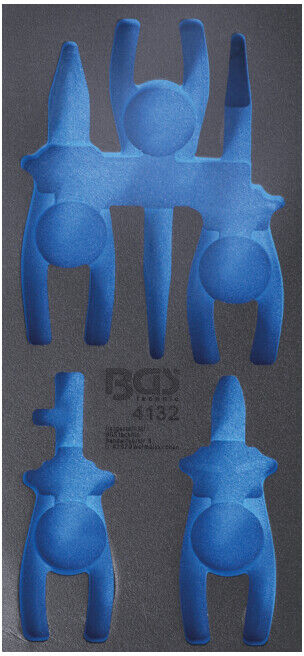BGS Insert de servante d'atelier 1/3, vide pour art. 4132 ; BGS technic (4132-1)