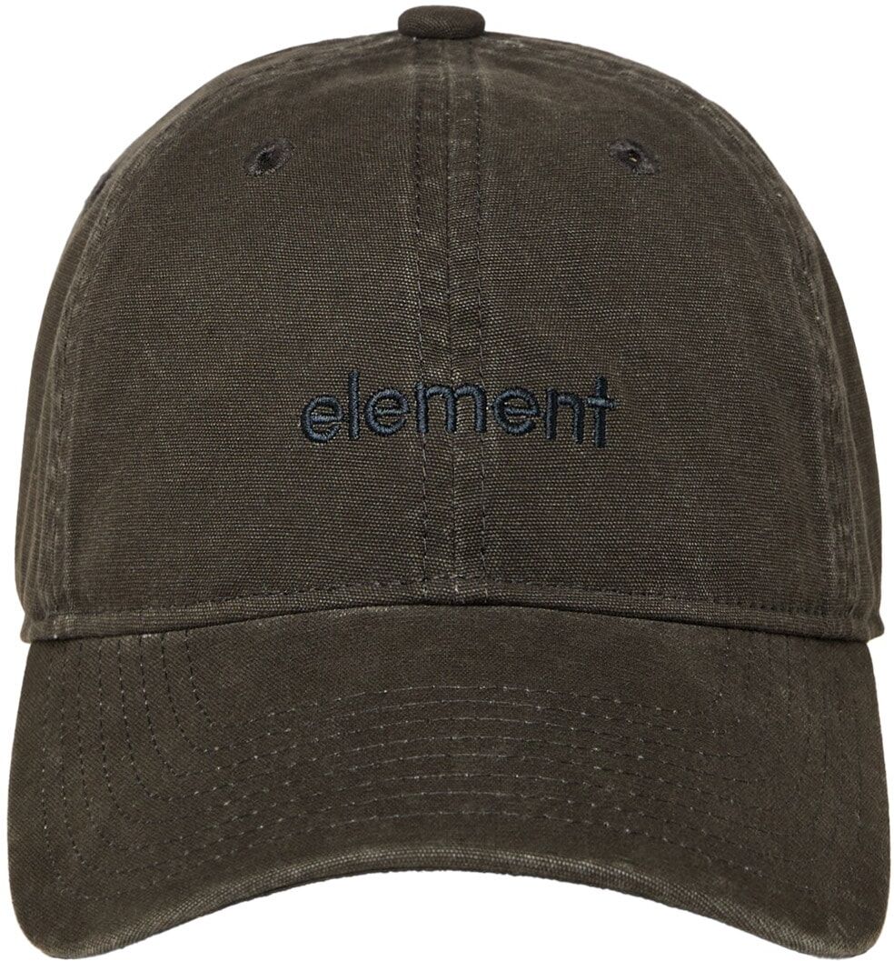 Fitted Cap ELEMENT "Lowcase Dad", Herren, schwarz (off schwarz), Obermaterial: 100% Baumwolle., Caps Fitted Cap
