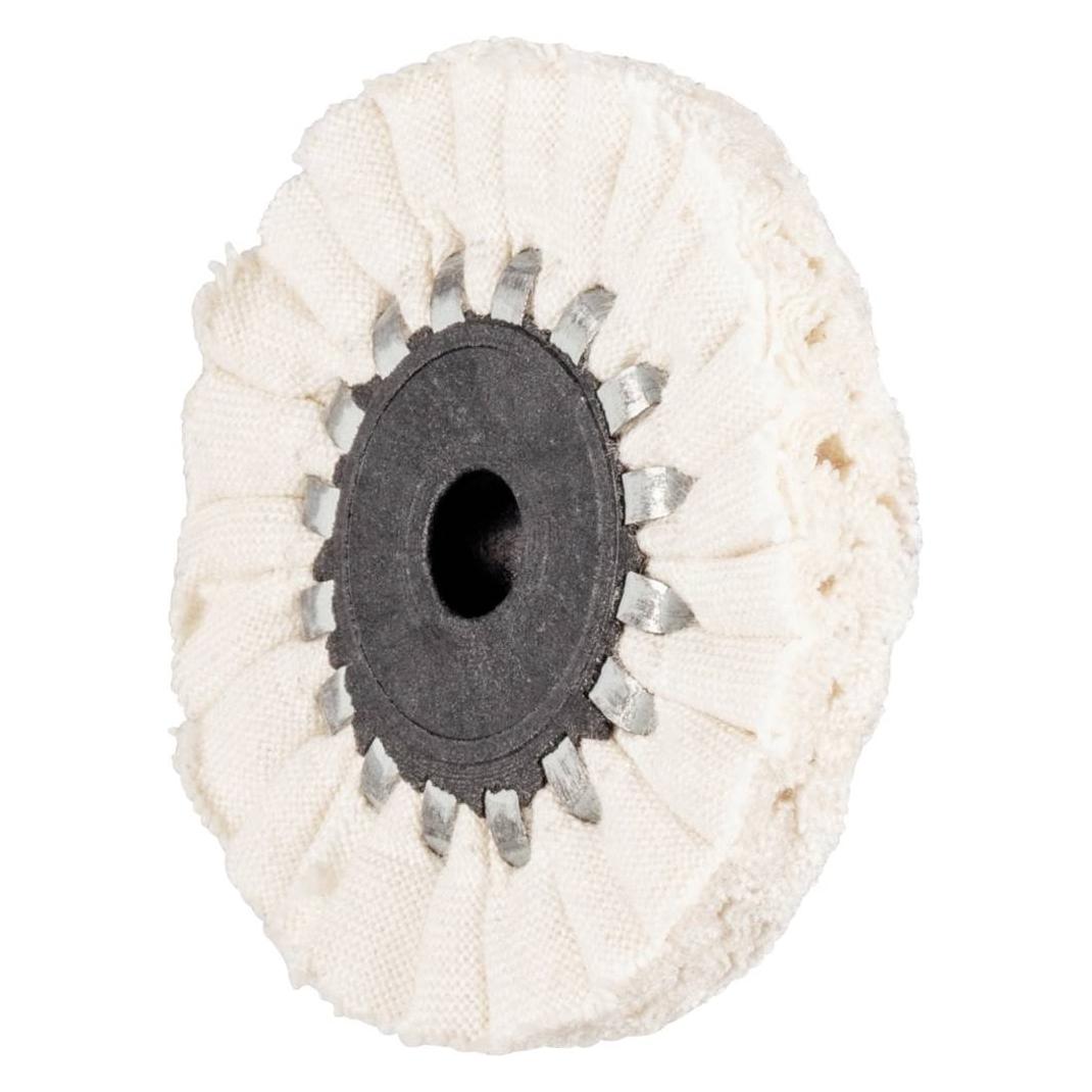 Pferd Tuchring TR weich Ø 50x10mm Bohrung-Ø 6 mm für Hochglanzpolitur mit Polierpaste (TR 5010-6 TW)