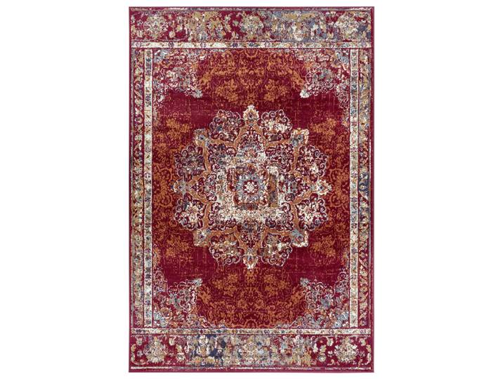 Tapis style vintage moderne rouge 140x200cm