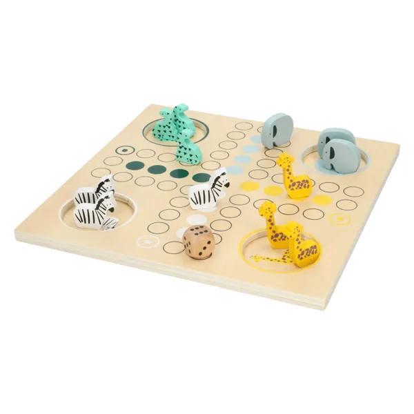 Dille & Kamille Ludo Safari Bordspel van hout