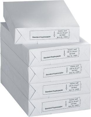 Kopierpapier Standard, DIN A4, 80 g/m², weiß, 2500 Blatt