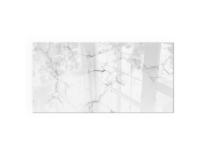 KAMINBODENPLATTE 100x50 cm - Marmormuster mit Adern