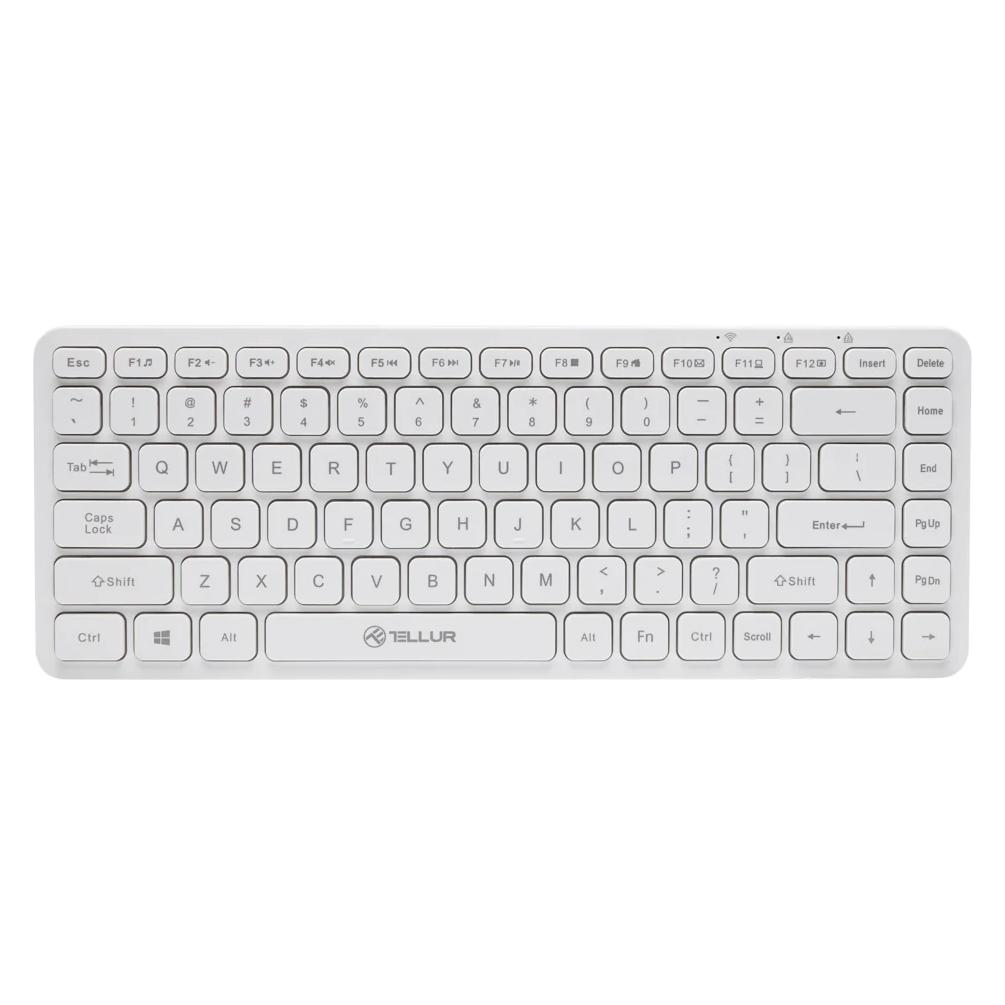 Tellur Mini Wireless Keyboard White (US, Kabellos) (TLL491241)