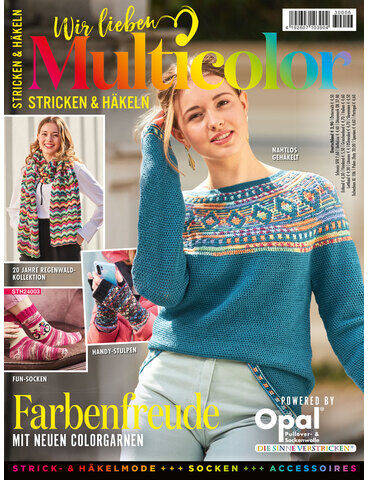 Heft "Wir lieben Multicolor – Stricken & Häkeln"