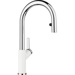 Blanco CARENA-S Vario Küchenarmatur 521368 SILGRANIT-Look silgranitweiß/chrom