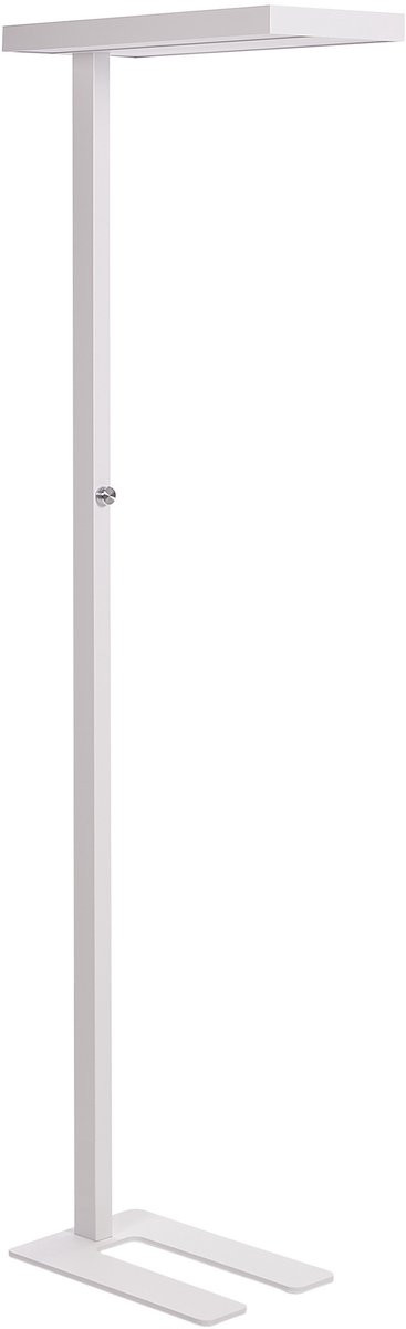 Beliani Taurus LED Vloerlamp - Wit - Aluminium en Metaal