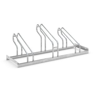 WSM Fahrradständer 1053, Bodenmontage / freistehend, Einstellparker, Breite 105cm, für 3 Fahrräder