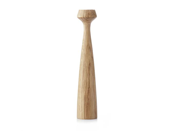 Applicata Bougeoir Blossom Lily 24,5 cm Chêne huilé