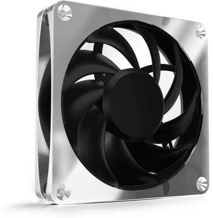 Alphacool Apex Stealth Metall L&uuml;fter 2000rpm Chrome (120x120x25mm)