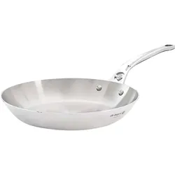 de Buyer Affinity Bratpfanne unbeschichtet Induktion, Pfanne + Kochtopf, Silber