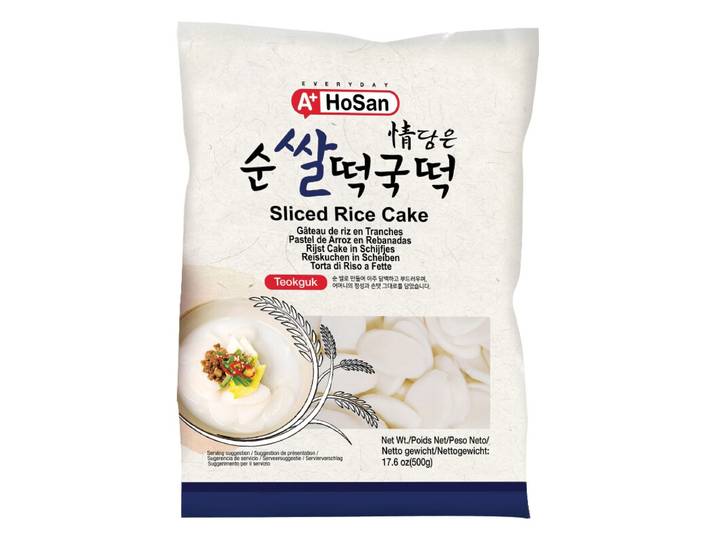 A+ Hosan Gâteaux de Riz en Tranches (Teokguk) 500 g