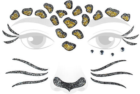 Face-Art-Tattoo "Leopard"