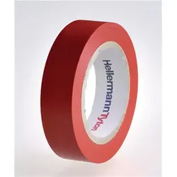 HellermannTyton PVC Isolierband rot Flex 15-RD15x10m
