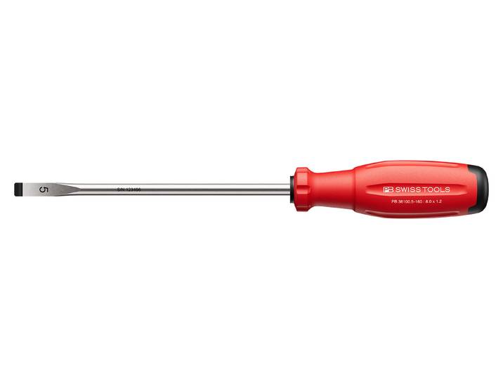 PB Swiss Tools Schlitz-Schraubenzieher PB 38100 SwissGrip Evo Gr. 5 160 mm