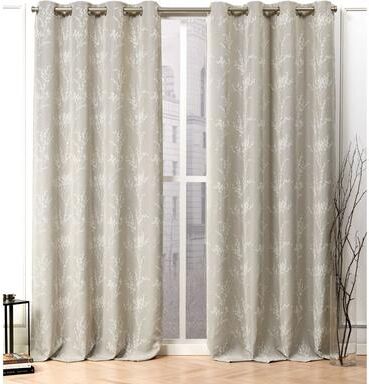 Nicole Miller Turion Grommet Top Curtain Panel Pair