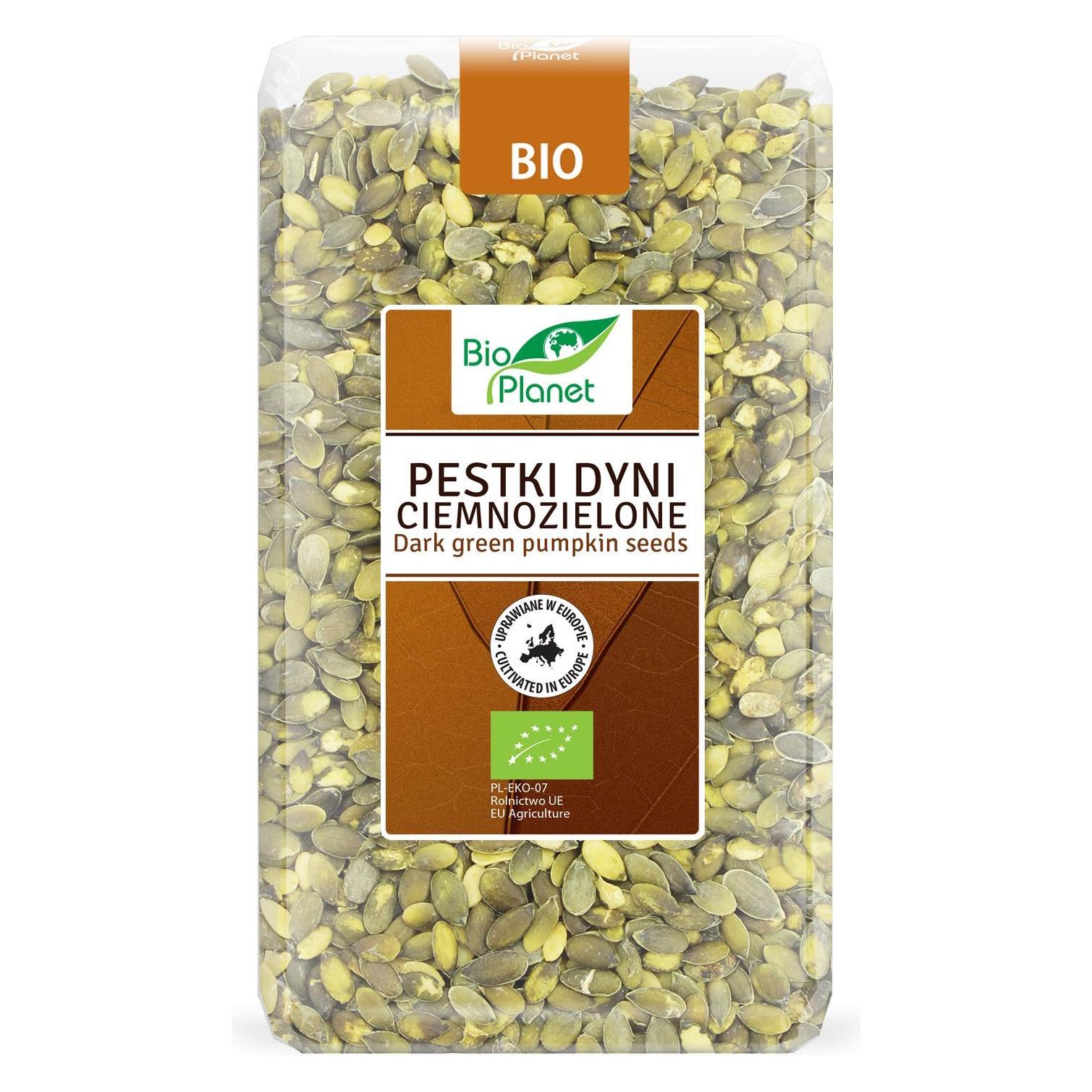 Bio Planet Dunkelgrüne Kürbiskerne (in Europa gezüchtet) Bio 1 kg - Bioplanet (Gemüsesamen) (37730754)