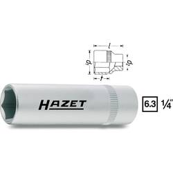 Hazet 850LG 850LG-10 Außen-Sechskant Steckschlüsseleinsatz 10 mm 1/4 (6.3 mm)